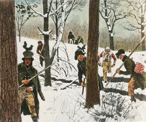 Preußische Soldaten entkommen der französischen Gefangenschaft, Januar 1807, 1936