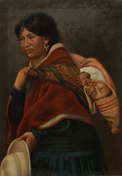 Quechua-Mutter, ca. 1890-1892