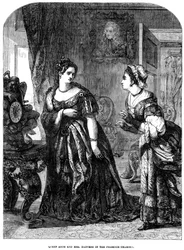 Königin Anne 1665-1714 und Mrs. Danvers im Audienzzimmer