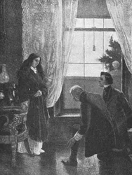 Königin Victoria wird geweckt, um die Nachricht von ihrer Thronbesteigung zu hören, 20. Juni 1837, 1901