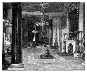 Zeichenzimmer von Königin Victoria, Osborne House, Isle of Wight