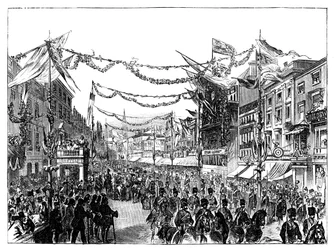 Königin Victorias Besuch in Birmingham
