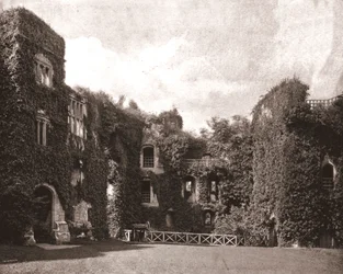 Raglan Castle, Monmouthshire, Wales, 1894