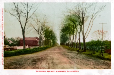 Railroad Avenue, Hayward, Kalifornien, 1905