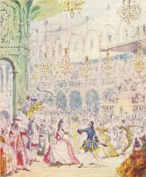 Randulph und Hilda tanzen in der Rotunde der Ranelagh Gardens, 1842, 1903