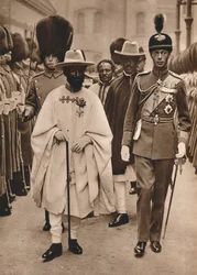 Ras Tafari, Prinzregent von Äthiopien, Kaiser Haile Selassie mit dem Herzog von York