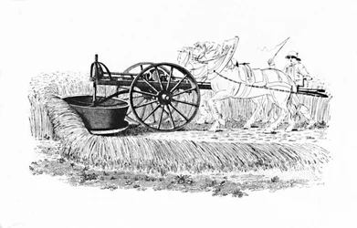 Mähmaschine erfunden von James Smith aus Deanston, 1816, 1904