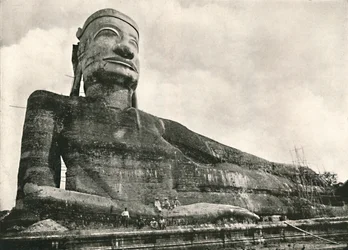 Liegender Buddha, Wingaba, Rangun, 1900