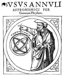 Reiner Gemma Frisius, niederländischer Astronom, Geograph, Kartograph und Mathematiker, 1539