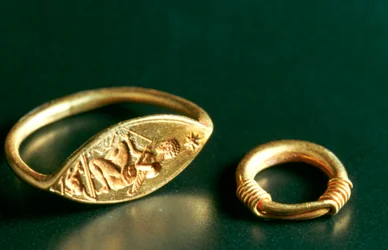 Ring mit Inschrift, Schmuck, Tunesien, 3.-4. Jahrhundert