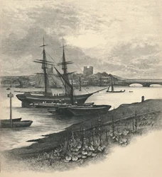 Rochester, von Strood aus, 1886