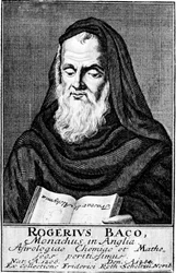 Roger Bacon, englischer experimenteller Wissenschaftler, Philosoph und Franziskaner