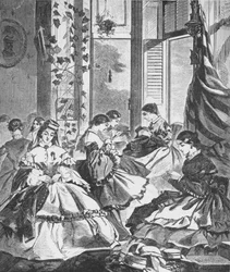 Rolle der Frauen im Krieg, 1861, 1938
