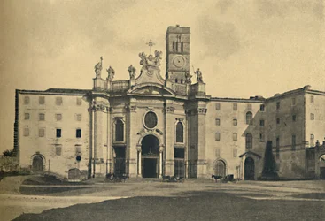 Rom - Basilika vom Heiligen Kreuz in Jerusalem, 1910