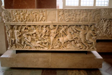 Römischer Sarkophag mit der Legende von Selene und Endymion
