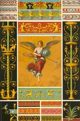 Römische Wandmalerei und polychrome Basreliefs, 1898