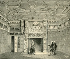 Zimmer im Haus von Sir Paul Pindar, um 1872