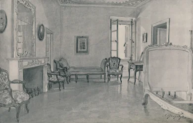 Zimmer, in dem Napoleon geboren wurde, 1896
