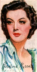Rosalind Russell, 1907-1976, amerikanische Film- und Bühnenschauspielerin, 20. Jahrhundert