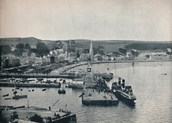 Rothesay - Die Landungsbrücke und Esplanade, 1895