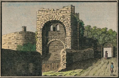 Rougemond Castle in Exeter, 18. Jahrhundert