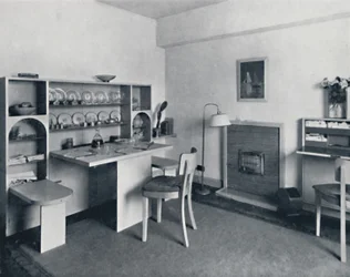 Rowley Gallery of Decorative Art Ltd - Kombinierter Ess-Wohnraum offen, 1939