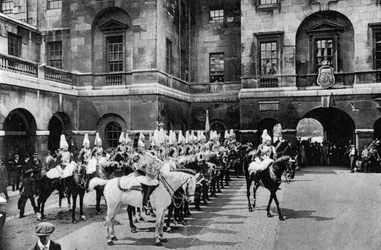 Royal Horse Guards, Wachwechsel, London, 1915