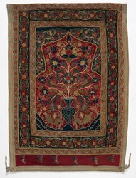 Königliches Rundzelt für Muhammad Shah, Wandpaneel mit einem Paneel B, 1834-1848