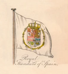 Königliche Standarte von Spanien, 1838