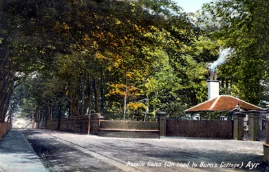 Rozelle-Tore, auf dem Weg zum Burns Cottage, Ayr, Ayrshire, 1913
