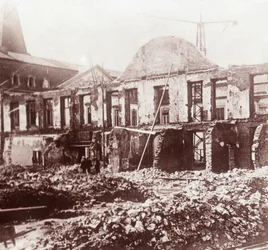 Ruinen, Löwen, Belgien, um 1914-1918