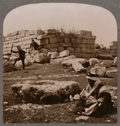 Ruinen bei Machaerus, ca. 1900
