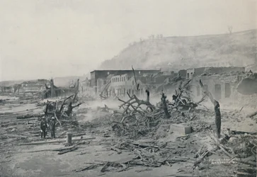 S. Pierre nach dem Ausbruch, 1916
