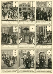 Sacheverell-Karten, um 1872