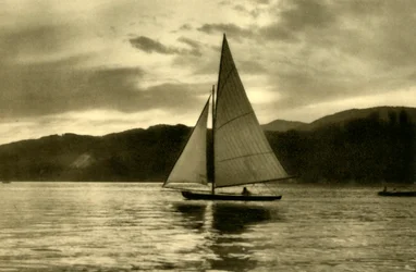 Segeln auf dem Wörthersee, Kärnten, Österreich, um 1935