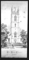 St. Andrews Kirche, Falkingham, Lincolnshire, frühes 19. Jahrhundert
