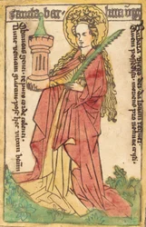 Heilige Barbara, 1440-1460