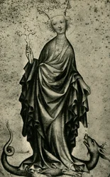 Heilige Margareta, frühes 15. Jahrhundert, 1943