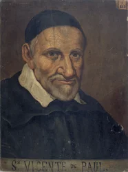 Heiliger Vinzenz von Paul 1581-1660, ca. 1660