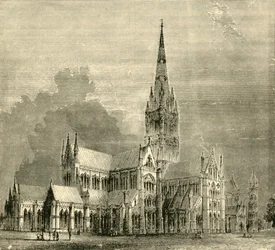 Kathedrale von Salisbury, 1890