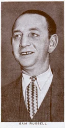 Sam Russell, britischer Boxmanager, 1938