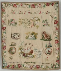Stickerei, 1870