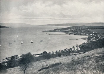 Sandbank - Vom Osten, zeigt Sandbank und Kilmun, 1895