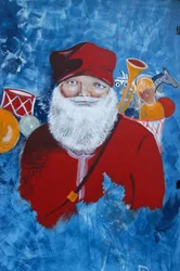 Weihnachtsmann, Paris, Frankreich