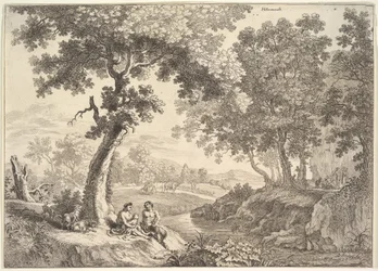 Satyrn in einer Landschaft