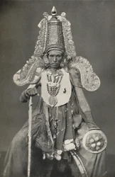 Schauspieler als Subrahmanya Kriegsgott, 1926