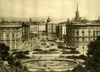 Schwarzenbergplatz, Wien, Österreich, ca. 1935