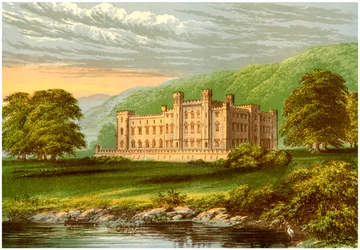 Scone Palace, Perthshire, Schottland, Heimat des Earl of Mansfield, ca. 1880