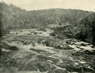 Zweites Becken, South Esk River, 1901