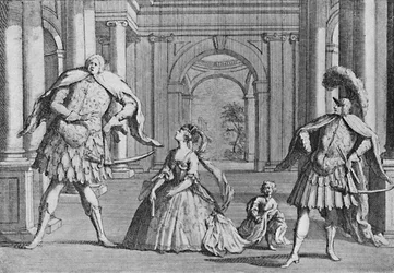 Senesino auf der Bühne